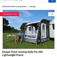 kampa rally 260 for sale