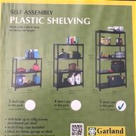 5 tier plastic shelving for sale