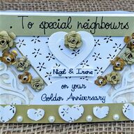 handmade golden wedding cards for sale