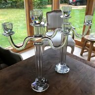 glass candelabra for sale