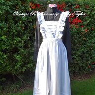 white french maid apron for sale