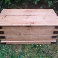 victorian pine blanket box for sale