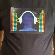 sound activated t shirt for sale