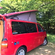 red vw campervan for sale