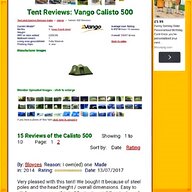vango 500 canopy for sale