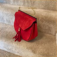red suede handbag for sale
