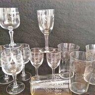 edwardian etched glass for sale