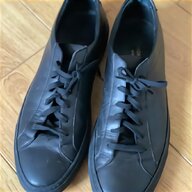black leather trainers for sale