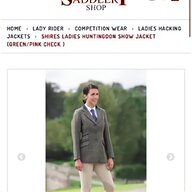 shires huntingdon show jacket for sale