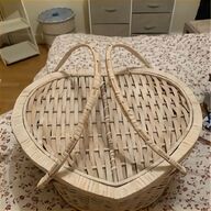 large white wicker hearts for sale