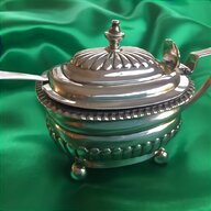 silver mustard pot for sale
