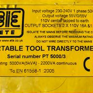 110 volt transformer for sale