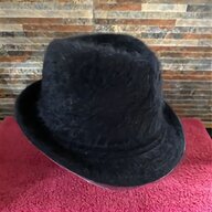 ladies black trilby hat for sale