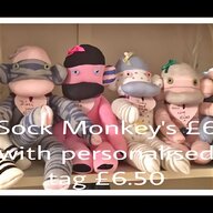 handmade sock monkey for sale