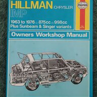 haynes workshop manual hillman imp for sale