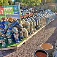 blue garden pots for sale