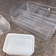 plastic food trays white for sale