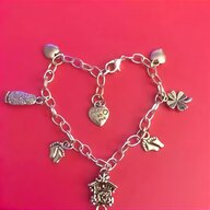 vintage silver charm bracelet for sale