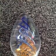 gold glass paperweight for sale