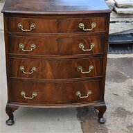 mahogany bow front chest for sale