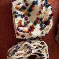 hand knitted wool scarf for sale