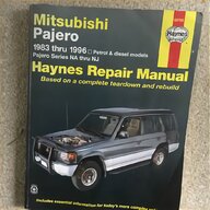 mitsubishi pajero haynes manual for sale