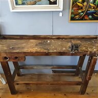 wooden workbench with vice for sale