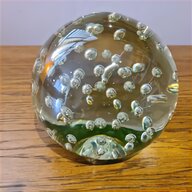 large glass paperweight bubbles for sale