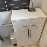 white gloss cupboard bathroom for sale