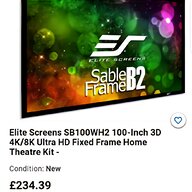 elite screens for sale