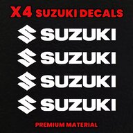suzuki fairing decals for sale