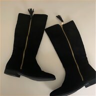 primark black suede boots for sale