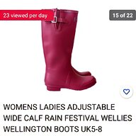 wide fit wellies for sale