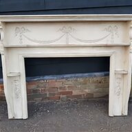 antique wooden fireplace for sale