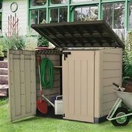 keter plastic garden storage box for sale