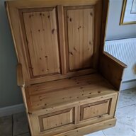 pine settle for sale