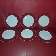 red dinner plates for sale