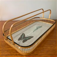 vintage wicker tray for sale