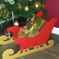 wooden santa sleigh for sale