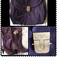 plum suede bag for sale
