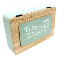 vintage wooden tea box for sale