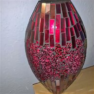 red mosaic vase for sale