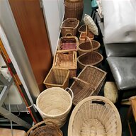 rattan log basket for sale