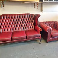 leather queen anne sofa for sale