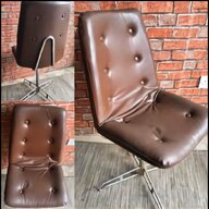 retro chrome and leather chairs for sale