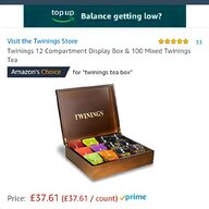 twinings tea box for sale
