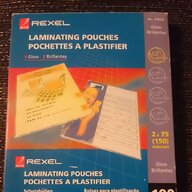 rexel laminating pouches for sale for sale