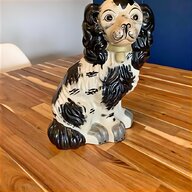 staffordshire pottery spaniels for sale