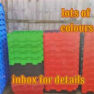 large plastic storage boxes 80 litre for sale