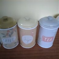 retro tea coffee sugar jars for sale